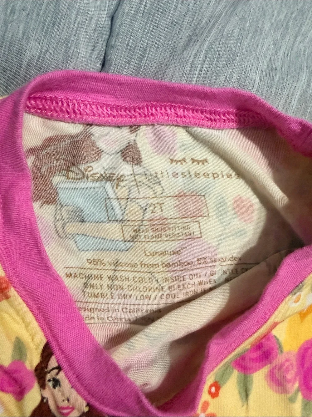 Little Sleepies Belle long sleeve Jammie’s 2T